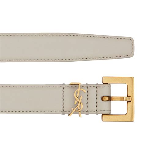 ysl white leather belt|ysl belts for women.